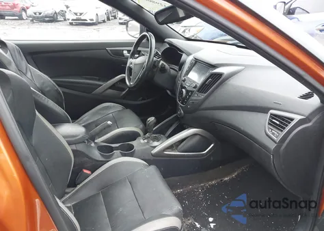 2016 Hyundai Veloster Turbo из США, поврежденный, VIN KMHTC6AE0GU249107